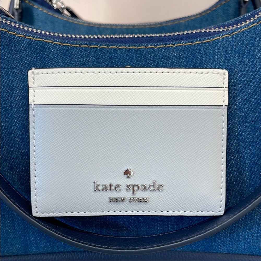 Kate Spade Madison Small Slim Card Holder
Platinum Grey Multi
NWT - Picture 2 of 16
